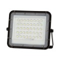 Projektor LED Solarny V-TAC 10W Pilot, AUTO, Timer, IP65 Czarny VT-80W 4000K 800lm - 2160504