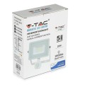 Projektor LED V-TAC VT-20-S-B 20W SAMSUNG CHIP Czujnik ruchu 6400K 1600lm (SKU 450) Biały - 2252438