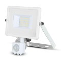 Projektor LED V-TAC VT-20-S-B 20W SAMSUNG CHIP Czujnik ruchu 6400K 1600lm (SKU 450) Biały - 2252439