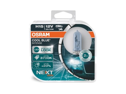 OSRAM 64176CBN-HCB halogen lyskilde COOL BLUE® INTENSE H15 15/55 W 12 V - 2372134