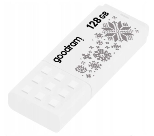 Pendrive GoodRam UME2-1280W00R11-WI (128GB; USB 2.0; kolor biały) WINTER - 2439948