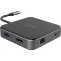 Hub wielofunkcyjny ACER 7in1 USB4 8k Multi Display Hub 1xHDMI/1xDP/2xUSB3.2/USB-C/RJ45/Audi - 2434367