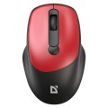 DEFENDER MYSZ FEAM MM-296 RF SILENT CZERWONA - 2434562