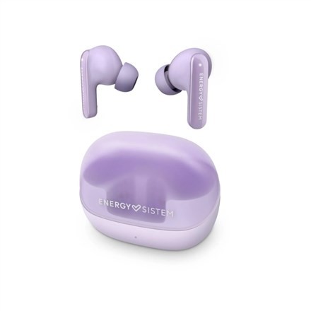 Słuchawki bezprzewodowe Energy Sistem True Wireless Earphones Serenity ANC z mikrofonem, Bluetooth, kolor lawendowy, ANC - 2434669
