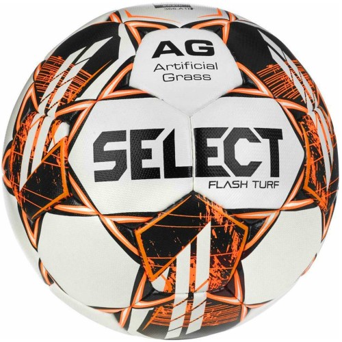 Piłka nożna Select Flash Turf v23 biało-pomarańczowa 17894 - 2253398
