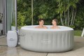Bestway 60007 wanna z hydromasażem / spa 669 l 4 os. Okrągły Beżowy, Biały - 2464821
