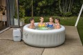 Bestway 60007 wanna z hydromasażem / spa 669 l 4 os. Okrągły Beżowy, Biały - 2464775