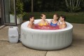 Bestway 60007 wanna z hydromasażem / spa 669 l 4 os. Okrągły Beżowy, Biały - 2464774