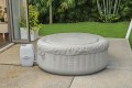 Bestway 60007 wanna z hydromasażem / spa 669 l 4 os. Okrągły Beżowy, Biały - 2464797