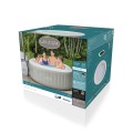 Bestway 60007 wanna z hydromasażem / spa 669 l 4 os. Okrągły Beżowy, Biały - 2464791
