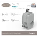 Bestway 60007 wanna z hydromasażem / spa 669 l 4 os. Okrągły Beżowy, Biały - 2464828