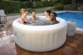 Bestway 60007 wanna z hydromasażem / spa 669 l 4 os. Okrągły Beżowy, Biały - 2464783