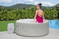 Bestway 60007 wanna z hydromasażem / spa 669 l 4 os. Okrągły Beżowy, Biały - 2464793