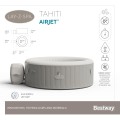 Bestway 60007 wanna z hydromasażem / spa 669 l 4 os. Okrągły Beżowy, Biały - 2464814