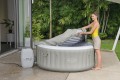 Bestway 60007 wanna z hydromasażem / spa 669 l 4 os. Okrągły Beżowy, Biały - 2464823