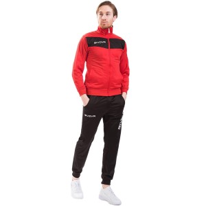 Dres Givova Tuta Visa Triacetato czerwono-czarny TR018 1210  2XL