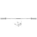 Gryf prosty olimpijski 7,9kg/1200mm + zaciski sprężynowe HMS GOP120 - 2464968