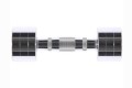 Hantle chromowane 2x4 kg HMS CHD04 - 2474439