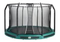 Trampolina Premium Ground Combo 427cm zielona - 2474474