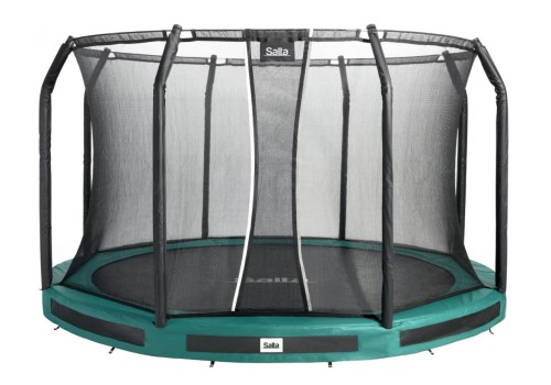 Trampolina Premium Ground Combo 427cm zielona - 2474474