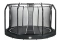 Trampolina Premium Ground Combo 251cm czarna - 2474496