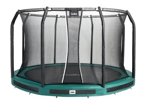 Trampolina Premium Ground Combo 305cm Zielona - 2474505