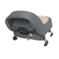 URBAN IKI Siedzenie junior na bagażnik BLACK/BROWN SET key lock - 2474572