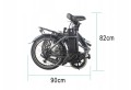 JOBOBIKE Sam - Składany Rower Elektryczny Miejski Dla Seniora 250W Szary - 2474672