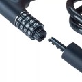 Linka rowerowa stalowa z zamkiem szyfrowym i kluczem 12x1000mm Yale Essential Security Combination & Key Cable Lock - 2065796