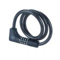 Linka rowerowa stalowa z zamkiem szyfrowym i kluczem 12x1000mm Yale Essential Security Combination & Key Cable Lock - 2065799