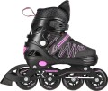 ŁYŻWOROLKI NILS EXTREME NH11912 A 2W1 CZARNO-RÓŻOWE ROZM. M (35-38) Z WYMIENNĄ PŁOZĄ HOKEJOWĄ - 2254161