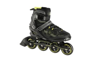ŁYŻWOROLKI NILS EXTREME NA9157 CZARNO-ZŁOTE  ROZM. 38