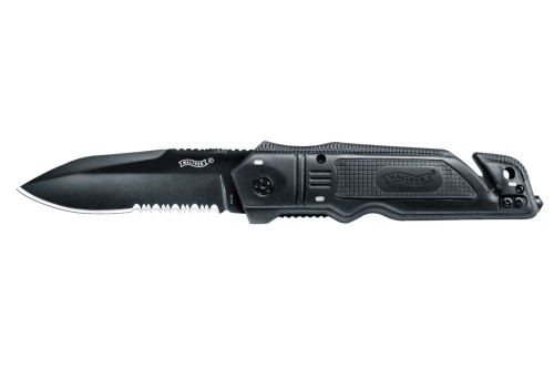 Nóż WALTHER ERC Rescue - Czarny - 2449178