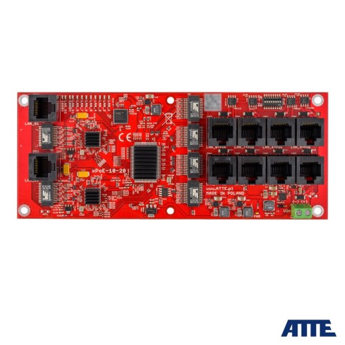 SWITCH 10-PORTOWY POE ATTE xPoE-10-20A-OF - 2423021