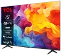 Telewizor TCL 75P655 LED 75" 4K Ultra HD Google TV Dolby Audio DVB-T2 Czarny - 2412926