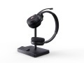 Yealink WH62 Dual UC Zestaw słuchawkowy Bezprzewodowy Opaska na głowę Biuro/centrum telefoniczne Micro-USB Podstawka do ładowania Czarny - 2347323