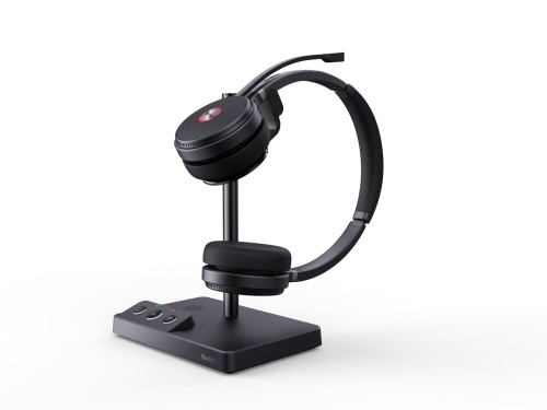 Yealink WH62 Dual UC Zestaw słuchawkowy Bezprzewodowy Opaska na głowę Biuro/centrum telefoniczne Micro-USB Podstawka do ładowania Czarny - 2347328
