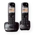 Telefon bezprzewodowy Panasonic KX-TG2512FXT czarny, Id. dzwoniącego, Bezprzewodowe połączenie, Książka telefoniczna 50 wpisów, Połączenia konferencyjne, Wbudowany wyświetlacz, Zestaw głośnomówiący - 2476540