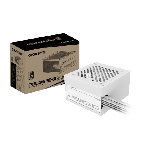 GIGABYTE P550SS ICE moduł zasilaczy 550 W 20+4 pin ATX ATX Biały - 2424953