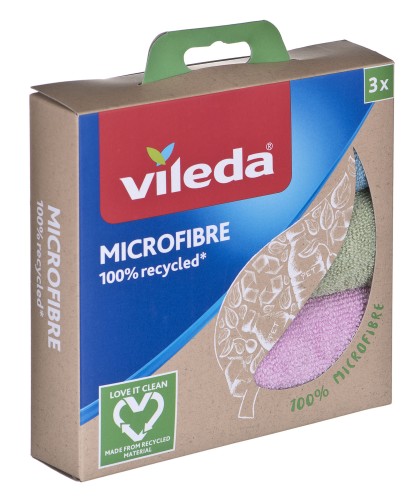 Ściereczka Vileda Mikrofibra 100% Recycled 3 szt. - 1075849