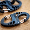Zestaw karabińczyków Mil-Tec S-Hook – Czarny - 2449153