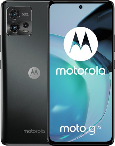 Smartfon Motorola Moto G72 6/128GB 6,6" AMOLED 2400x1080 5000mAh Dual SIM 4G Meteorite Grey (WYPRZEDAŻ) - 2449660