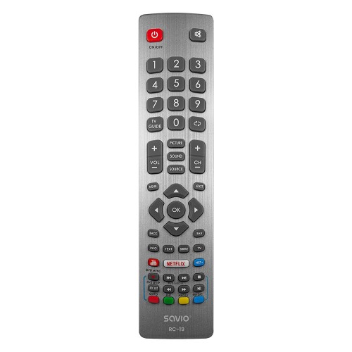 SAVIO PILOT UNIWERSALNY/ZAMIENNIK DO TV SHARP-SMART TV RC-19 - 2450128