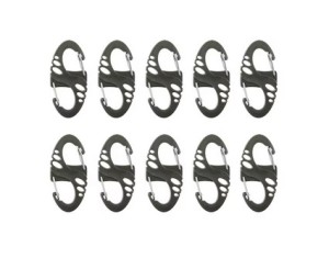 Zestaw karabińczyków Mil-Tec S-Hook – Zielony