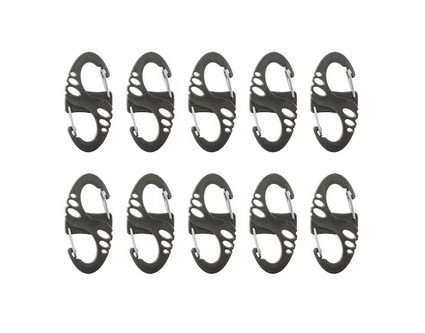 Zestaw karabińczyków Mil-Tec S-Hook – Zielony - 2449146