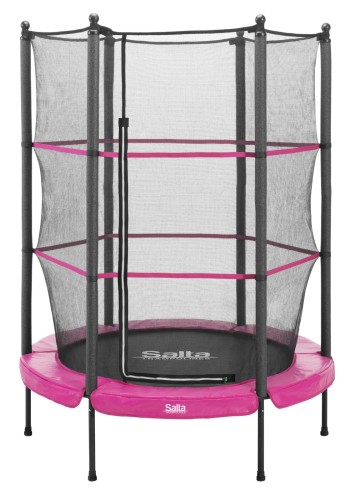 Salta Trampolina dziecięca -140cm  różowa - 933113