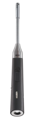 GEFU DRAGO Zapalniczka kuchenna z płomieniem Czarny, Stal nierdzewna - 2476812