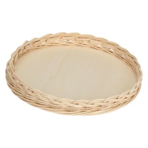 LA PORCELLANA BIANCA MIDOLLINO Wiklinowy kosz na naczynie do tarty 25 cm