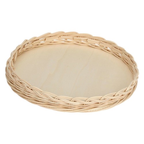 LA PORCELLANA BIANCA MIDOLLINO Wiklinowy kosz na naczynie do tarty 25 cm - 2477020
