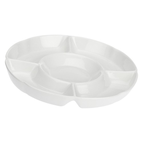 LA PORCELLANA BIANCA CONVIVIO Okrągła taca do przekąsek 25.5 cm - 2477022